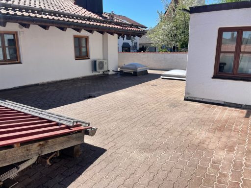 Terrassenreinigung in Samerberg im April 26 Nachher