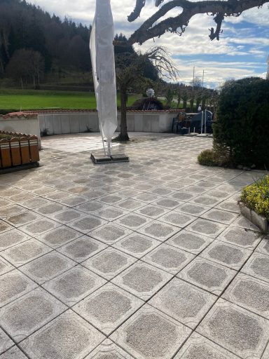 Außenreinigung Cafe Heutau Siegsdorf/Heutau Mai 25
