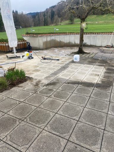 Außenreinigung Cafe Heutau Siegsdorf/Heutau Mai 25