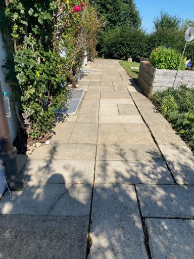 Außenreinigung in Bergen Holzhausen im August 25 Nachher