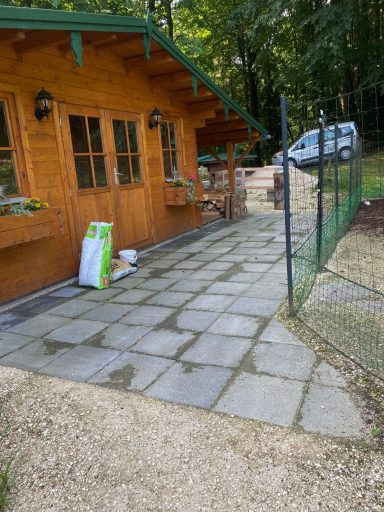 Außenreinigung in Siegsdorf Hammer im Juli 25 Vorher