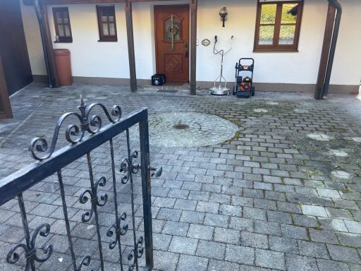 Hofreinigung im Achthal im April 26 Vorher