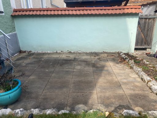 Terrassenreinigung in Traunstein im März 26